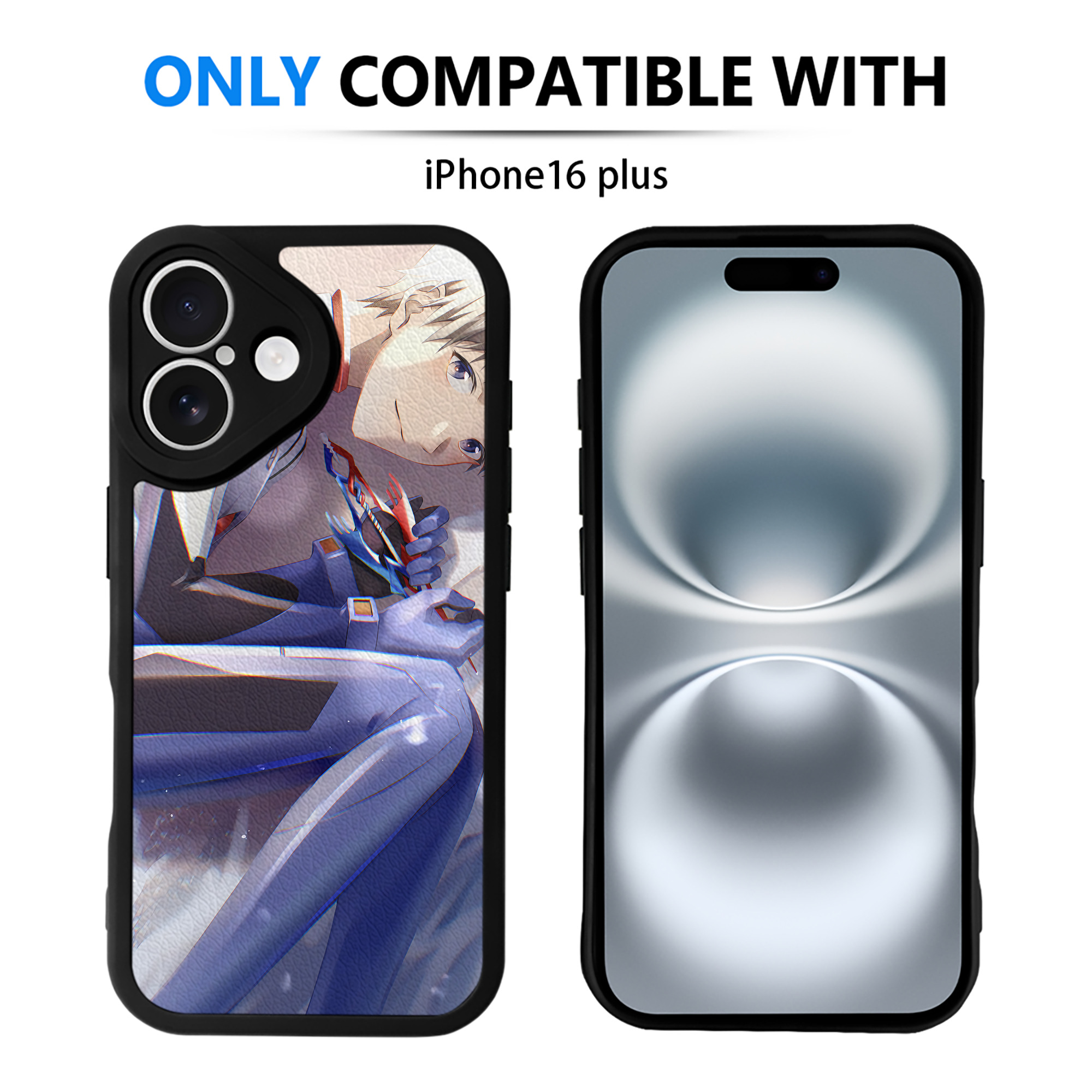 （画像用） EVA 新世紀エヴァンゲリオン 【iPhone 16シリーズ対応】シリコンスマホケース（レザー調） 材質：シリコン